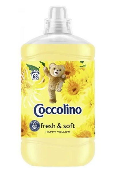 Кондиціонер для білизни Coccolino Happy Yellow, 1.7 л (68 прань) 2212 фото