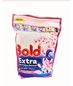 Капсули для прання універсальні Bold Platinum cherry blossom&rose water, 50 шт 054132 фото
