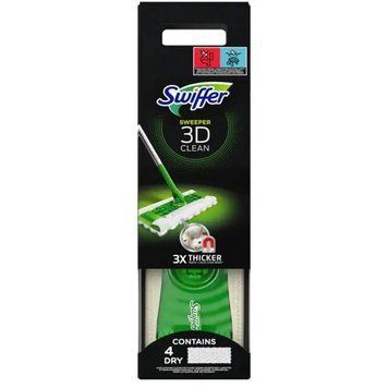 Швабра зі змінними серветками Swiffer kit набір для прибирання (швабра, 2 вологі серветки та 4 3d сухих) 1117 фото