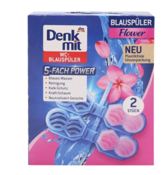 Туалетний блок для унітазу Denkmit Flower, 2 шт. 146 фото