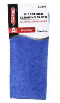 Ганчірка з мікрофібри Carlife Universal 30 х 40 см CC906, 1 шт  261 фото