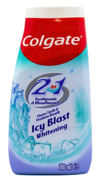 Зубна паста та рідина для полоскання Colgate 2in1 Icy Blast Toothpaste 100ml 241 фото