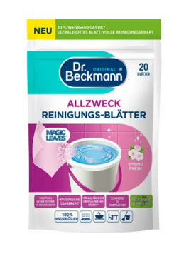 Універсальний миючий засіб у формі листів Spring Fresh Dr. Beckmann, 20 шт Dr. Beckmann Reinigungs-Bl&auml;tter Allzweck 313 фото