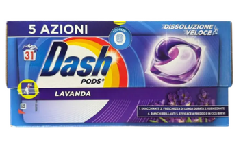 Капсули для прання універсальні Dash Lavanda, 31 шт  028 фото
