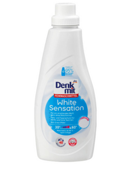 Гель для прання білого та світлого DenkMit White Sensation 1 л 40 прань 10 фото