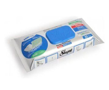 Вологі серветки Sleepy Easy Clean з активною піною для прибирання ванної кімнати, 30 шт 14523 фото