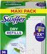 Сухі серветки Swiffer Dry 36 штук для прибирання шваброю Swiffer. Змінні сухі насадки для швабри Swiffer 1127 фото 1