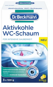 Чистяча піна для унітазу Dr. Beckmann Aktivkohle Wc-Schaum 3 x 100 гр 155 фото