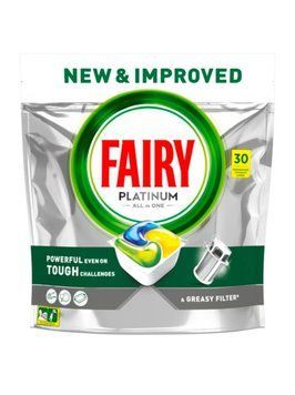 Таблетки для посудомийної машини Fairy Platinum Лимон, 30 шт 456325 фото