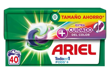 Капсули для прання Ariel Pods 4в1 Extra Cuidado Color для кольорової білизни, 40 шт 039 фото