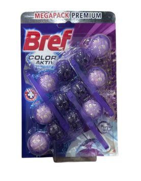 Туалетні блоки Bref Color Aktiv+ "Lavander. Purple water", 3 шт 3123213122211 фото