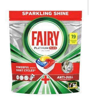 Капсули для посудомийної машини Fairy Platinum Plus Лимон, 19 шт 65234 фото
