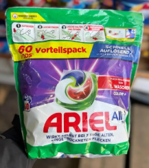 Капсули для прання кольорових речей Ariel Color All in One 60шт 398 фото