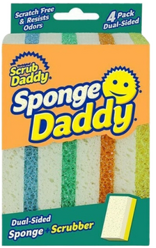 Губка кухонна Scrub Daddy Sponge Daddy 4 Pack  6617 фото