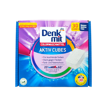 Таблетки для прання Denkmit Colorwaschmittel Cubes, 30 шт 0018 фото