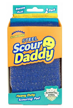 Губка-скраббер Scrub Daddy з нержавіючої сталі, 2 шт 6619 фото
