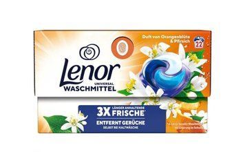 Капсули для прання універсальні Lenor Orangenblute & Pfirsich, 22 шт 23433 фото