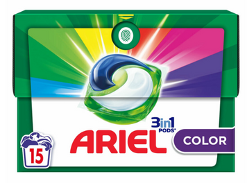 Капсули для прання Ariel для кольорових речей 15шт  050 фото