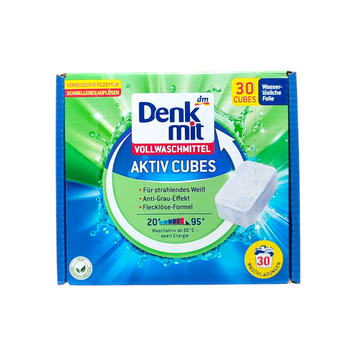 Таблетки для прання Aktiv Cubes Vollwaschmittel (універсал) 30 tabs 0019 фото