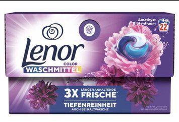 Капсули для прання Lenor Amethyst Blutentraum 22 шт 342322 фото