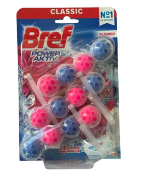 Туалетні блоки Bref Cила актив "Flower", 3х50 г  127 фото