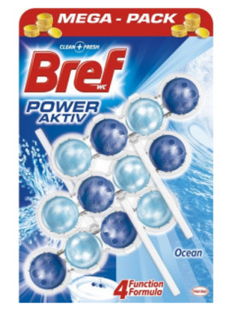 Підвісний блок для туалету Bref Power Aktiv Ocean, 3 х 50 г  129 фото