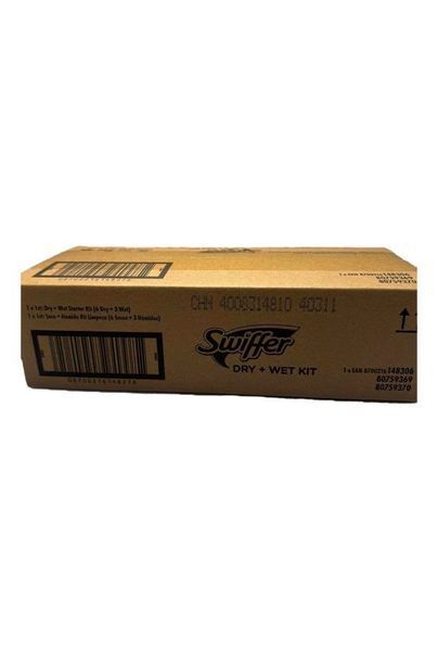 Швабра для миття підлоги Swiffer Kit 6 сухих і 3 вологі серветки  56698741 фото