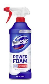 Спрей-піна Domestos Power Foam для чищення унітазу та ванної Арктична свіжість 435 мл. 11221122 фото