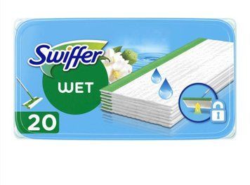 Вологі серветки Swiffer жасмин (20шт) для прибирання шваброю Swiffer. Змінні насадки 425235325 фото
