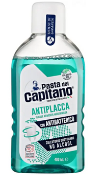 Ополіскувач порожнини рота Pasta Del Capitano Antiplacca проти нальоту, 400 мл 231 фото